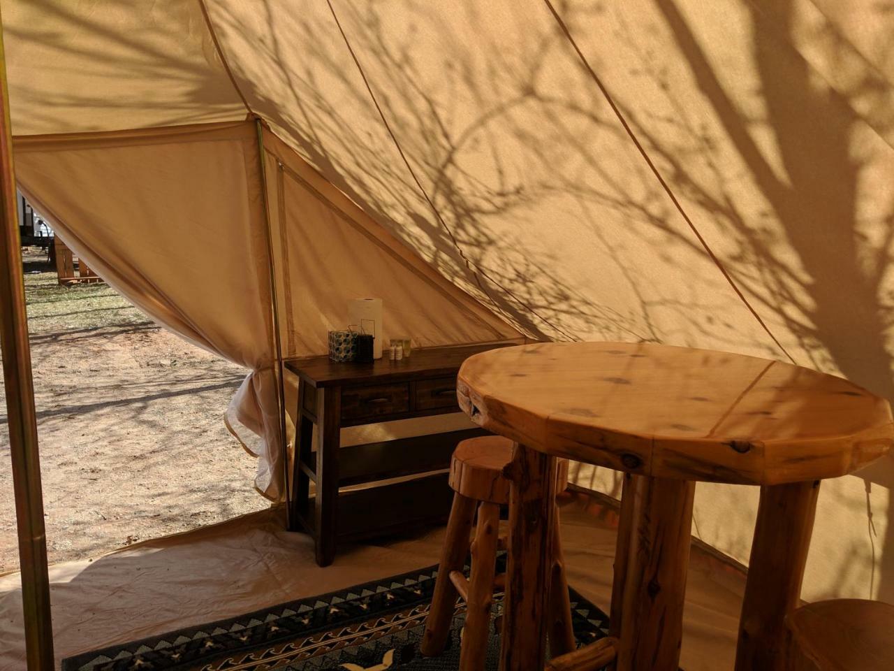 Funstays Glamping Setup Tent In Rv Park #6 Ok-T6 Moab Exterior photo